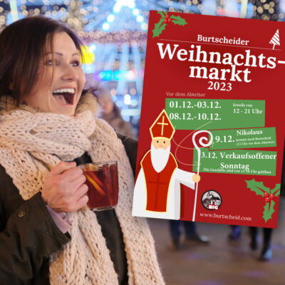 Dem Glühwein frönen: Burtscheider Weihnachtsmarkt